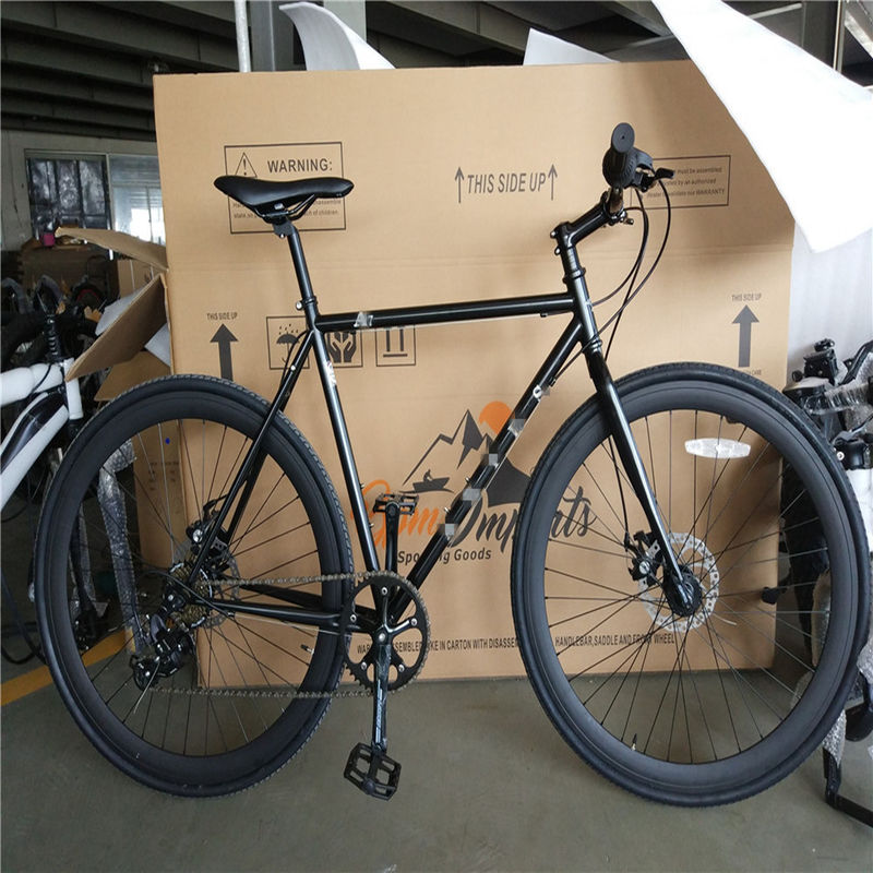 13kg 28 &quot;Tamanho da roda Quadro de bicicleta cromólico 4130 City Cruiser Homens Bike 7 velocidade Ciclo urbano híbrido 700c Bicicleta