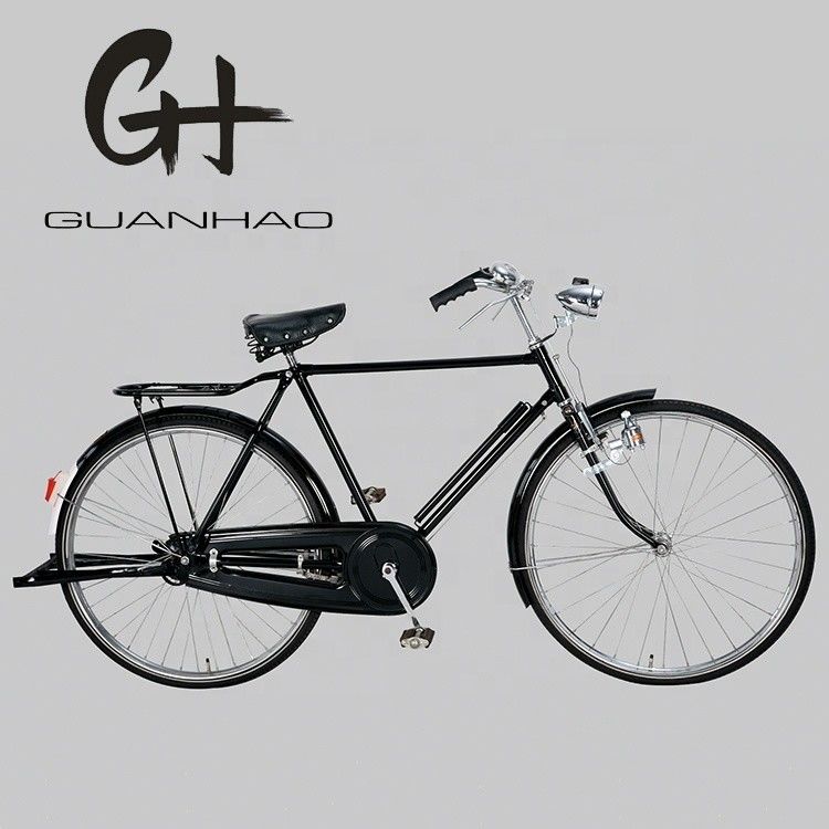 EN Certificação 28 &quot;Framagem de aço de bagageiro para homens bicicleta urbana pesada para condução diária