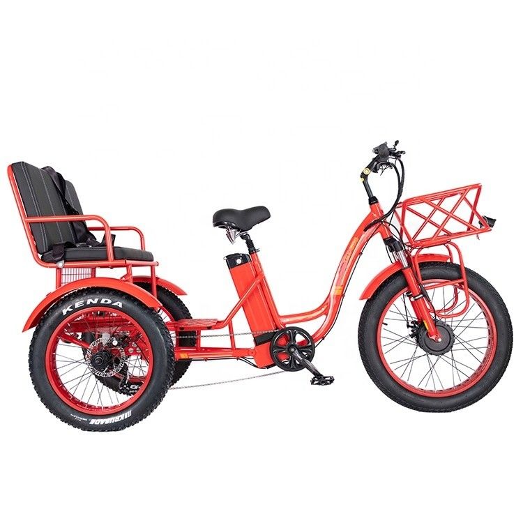 50-70 km Percorrida 48V 1000W 50KM/H Triciclo elétrico de 3 rodas para passageiros e carga