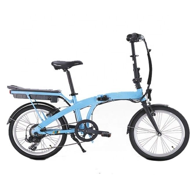 Certificada CE 20 &quot;Mini bicicleta elétrica dobrável com 7 marchas de velocidade e bateria de 10,5 AH
