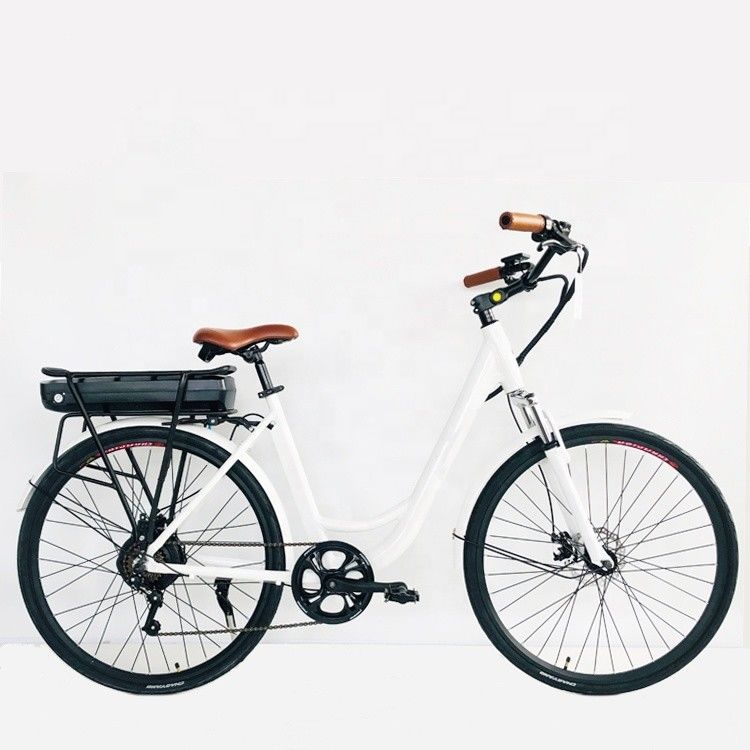 26&quot;*1.95 Kenda Pneus 28&quot; 36V350W 28KM/H 14AH Bateria de Lítio OEM/ODM EN15194 Mulheres Bicicleta Elétrica da Cidade