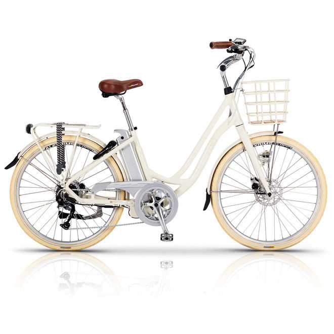 Velocidade máxima 45KM/H 48V500W 14AH 7 Velocidades Alumínio Frame Disc Brake Electric Hybrid Bike