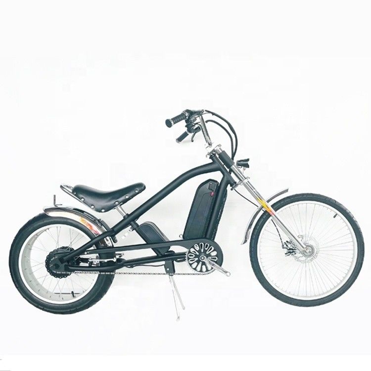 24&quot;-20&quot; 48V500W 40KM/H Single Speed Adult Chopper Bicicleta Elétrica com e Pedal Ordinário
