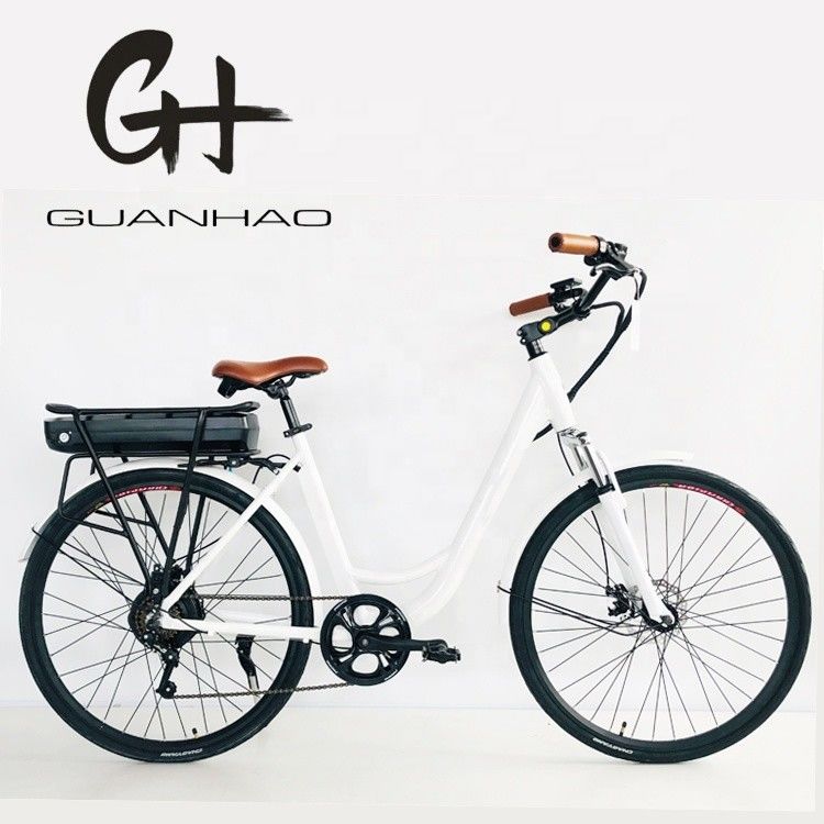 28 polegadas City Bike 36V250W Bateria de lítio 14AH EN15194 EN15194 para Mulheres Lady EUA Europa