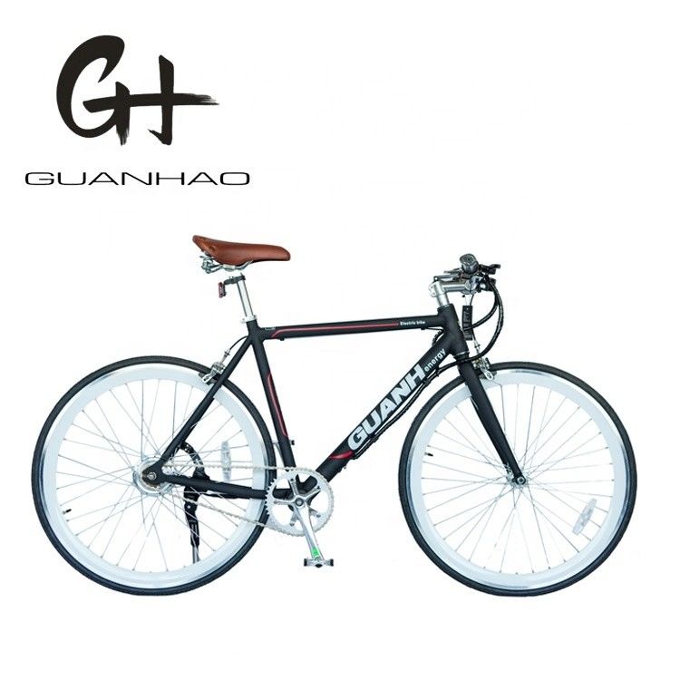 Bicicleta Elétrica de Alumínio 700C CE EN15194 Certificado 36V 350W Motor 10,8AH Bateria de Lítio Escondida