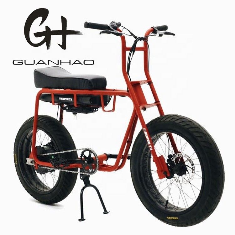 Freio de disco 20 polegadas 750w 1000w Bateria dupla Pneus elétricos gordos Mountain Bike Vintage 2 assentos Beach Cruiser Max 50KM/H e-bike