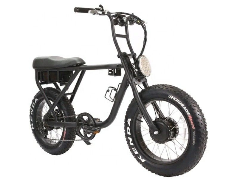 Estilo 20 &quot;48V 500W Motor traseiro sem escova roda 4.0 pneu gordo Elétrico City Chopper Bike