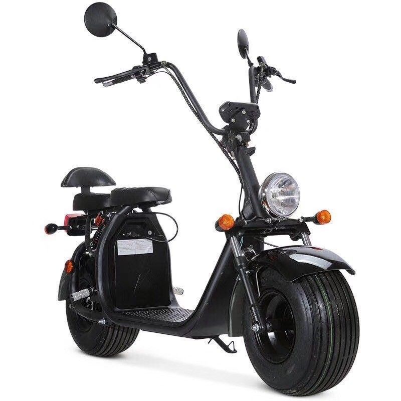 Citycoco Bike Scooter de pneus elétricos de gordura Moped com motor de eixo traseiro de 60V 2000w 12 &quot;tamanho da roda