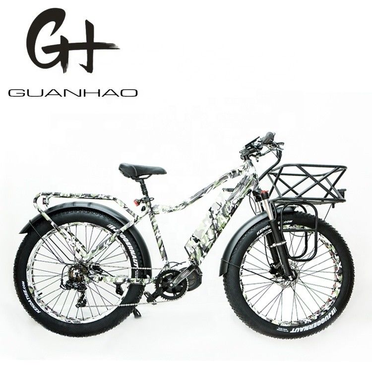 Freio de disco 26 polegadas 1000W bicicleta de montanha elétrica com bateria de 17AH e motor BaFang M620