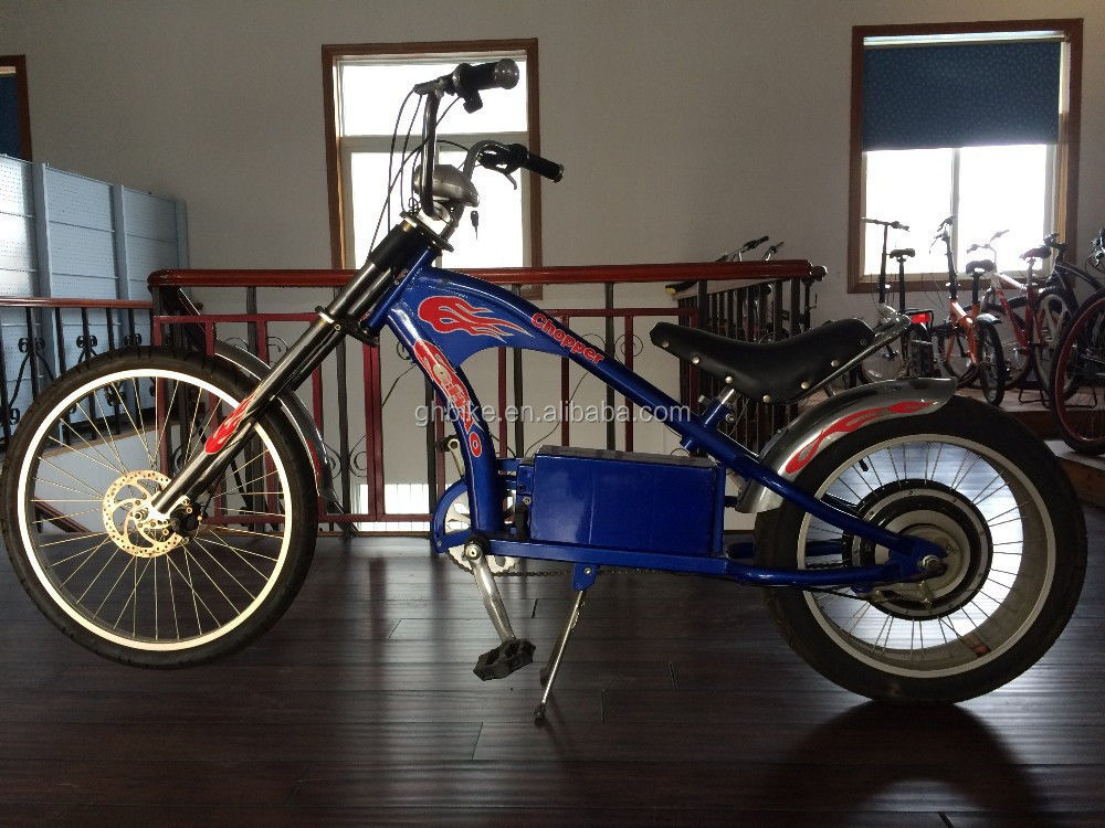 Bicicleta Elétrica Adult Chopper Bicicleta com Pedal de Plástico e Motor Sem escova na melhor das hipóteses