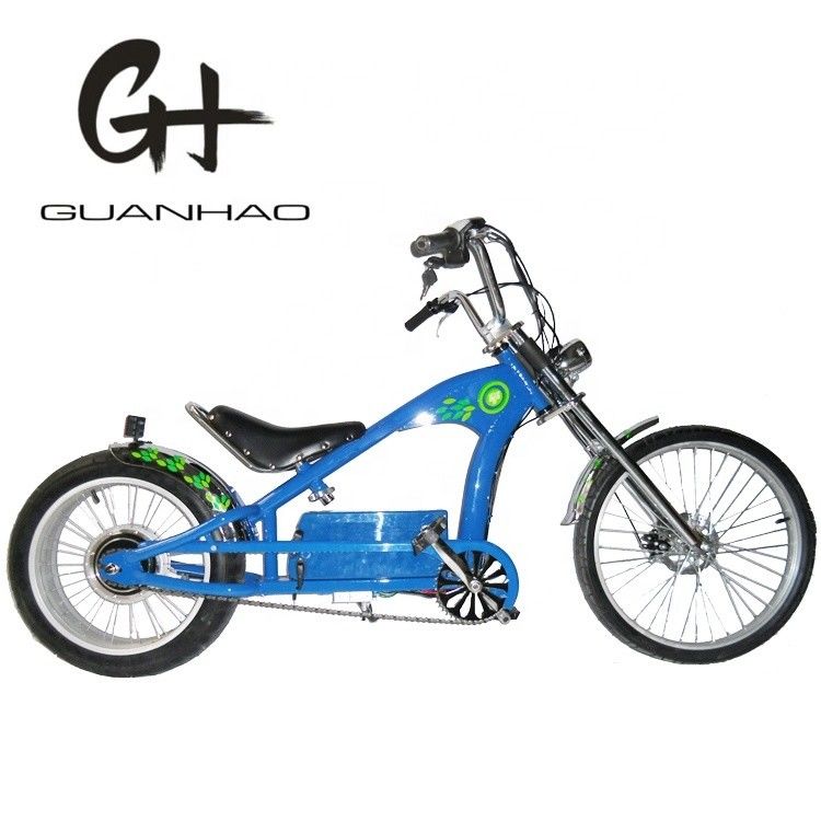 Sensor Smart Tipo 24-20 polegadas EUA OEM/ODM EN15194 48V 16AH 1000W Eletric Chopper Bike