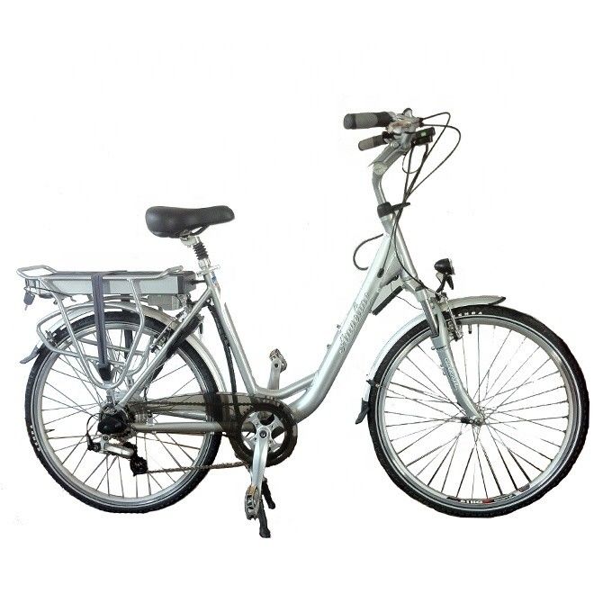 Motor do centro traseiro 700C EN15194 Europa CE 36V 250W 20KM/H Mulheres Holandesa Mulheres Bicicleta Elétrica