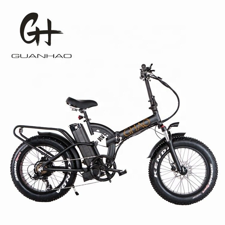 Bateria de lítio de 48V 14Ah Samsung 7 velocidade 750W 20&quot; 4.0 Full Suspension Frame E-bike dobrável