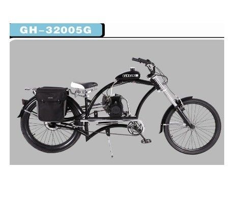 Motor Chopper de 24' 80CC com estrutura de liga de alumínio Cool Design USA Standard Motorcycle